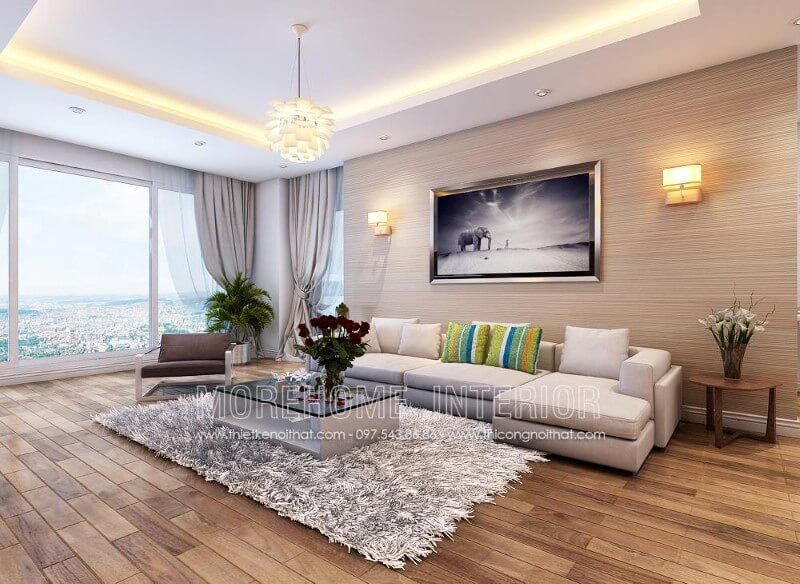 Sofa hiện đại phù hợp với cả phòng khách nhỏ gọn hay cả phòng khách rộng rãi